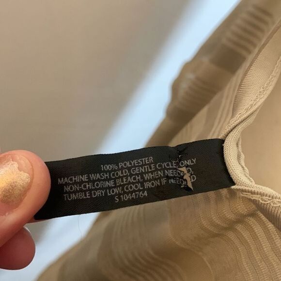 Lane Bryant Light Green Striped T-Shirt/Top/Blouse - Picture 6 of 7